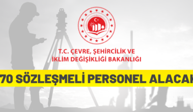 170 Sözleşmeli Personel alınacak