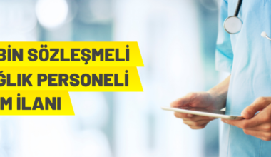 20 bin sözleşmeli personel alınacak