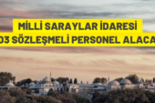 Sözleşmeli personel alım ilanı