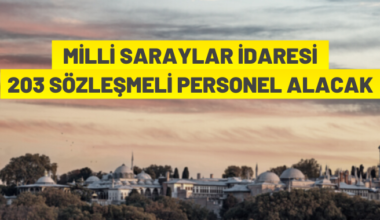 Sözleşmeli personel alım ilanı