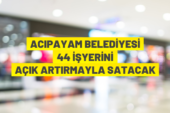 44 adet iş yeri satılacak