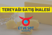 Tereyağı satış ihalesine davet