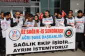 ÖZ SAĞLIK-İŞ SENDİKASI; “Sağlık İşçisi de Emeğinin Hakkını İstiyor”