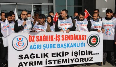 ÖZ SAĞLIK-İŞ SENDİKASI; “Sağlık İşçisi de Emeğinin Hakkını İstiyor”