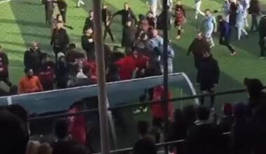 Ağrı amatör ligde hakeme saldırı