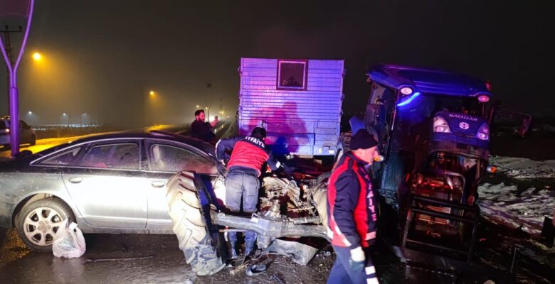 Ağrı’da kaza; bir ölü, 3 yaralı