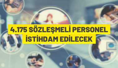 Sözleşmeli personel alım ilanı