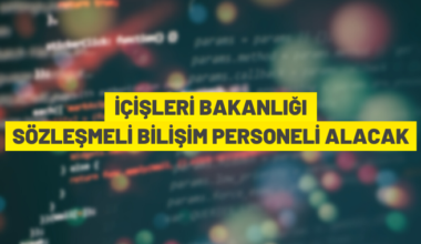 Sözleşmeli personel alım ilanı