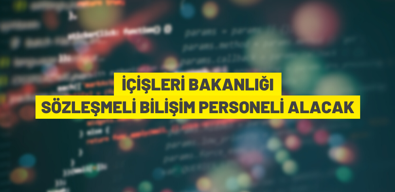 Sözleşmeli personel alım ilanı