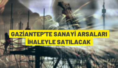 Sanayi arsası satış ihalesi