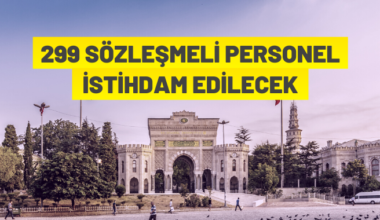 Sözleşmeli personel alım ilanı