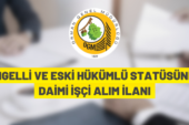 Daimi işçi alım ilanı