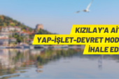 Kızılay yap-işlet-devret modeliyle ihale yapacak
