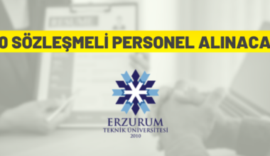 Sözleşmeli personel alım ilanı