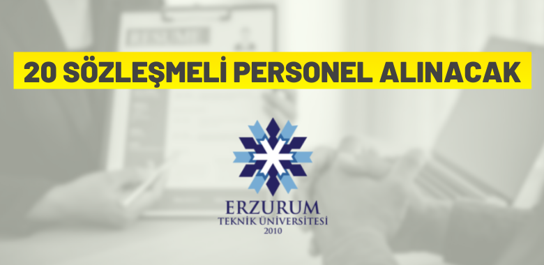 Sözleşmeli personel alım ilanı