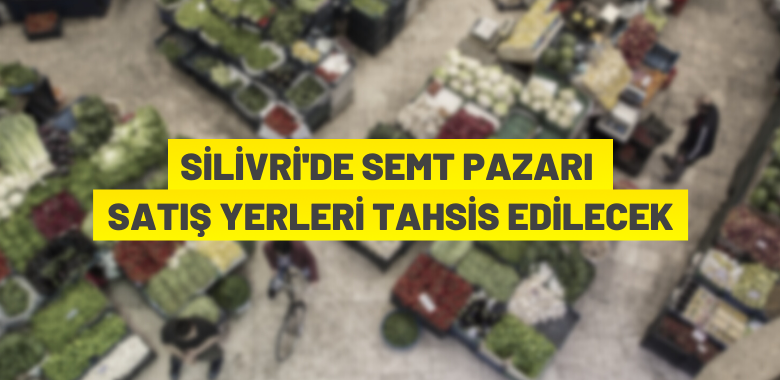 Maviyelken semt pazarında satış yeri tahsisi