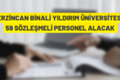 Sözleşmeli personel alım ilanı