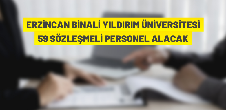 Sözleşmeli personel alım ilanı