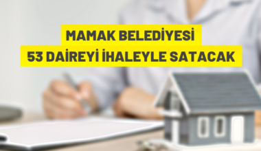 Mamak’ta 53 daire satışa çıkıyor