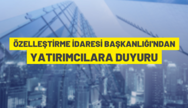 17 adet taşınmaz satış yöntemiyle özelleştirilecek