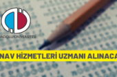 Anadolu Üniversitesi Sınav Hizmetleri Uzmanı alacak