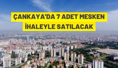 Ankara Büyükşehir Belediye Başkanlığı’ndan daire satış ihalesi