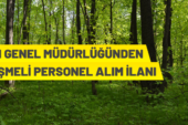 Orman Genel Müdürlüğü 1.833 Sözleşmeli Personel Alacak