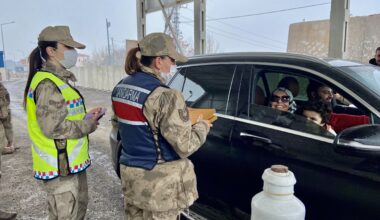 Kadın jandarma personeli, kadınları unutmadı