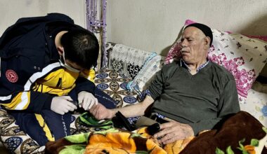 Ağrı’da ekipler, 65 yaşındaki hasta için seferber oldu
