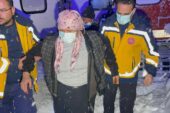 Sağlık ekipleri yolu kapalı köydeki hasta kadın için seferber oldu