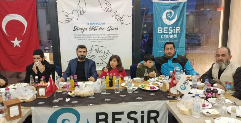 Beşir Derneği Ağrı’da ihtiyaç sahibi 150 çocuk için iftar programı düzenledi