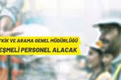 MTA Genel Müdürlüğü Sözleşmeli Personel alacak