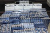 Çay paketleri içine gizlenmiş 3 bin 877 paket kaçak sigara ele geçirildi