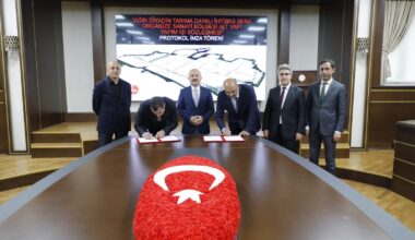 Diyadin Tarıma Dayalı İhtisas (Sera) OSB’nin Alt Yapı Yapım İşi Protokolü İmzalandı