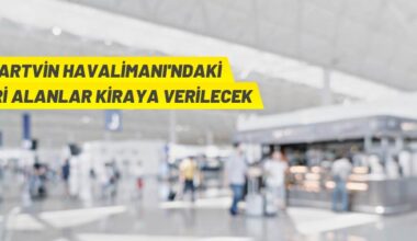 Rize-Artvin Havalimanı’nda kiralama ihalesi
