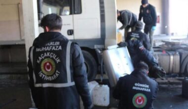 Ağrı’da tırın yakıt deposunda 272 kilo 832 gram metamfetamin ele geçirildi