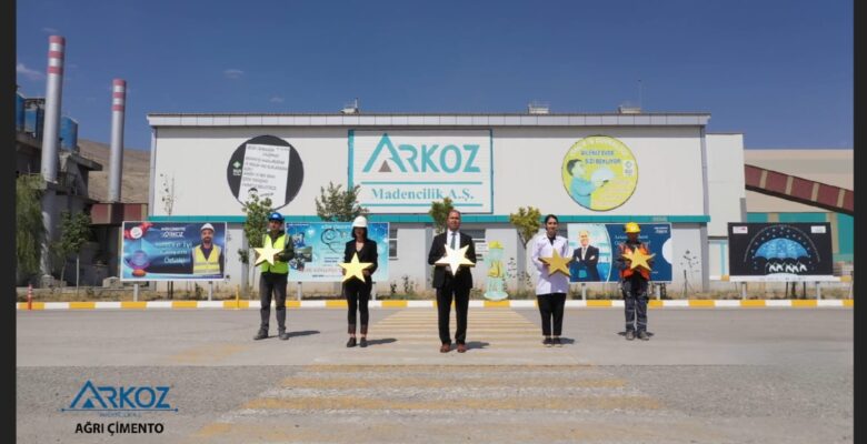 ARKOZ AĞRI ÇİMENTO FABRİKASINA ULUSLARARASI İŞ GÜVENLİĞİ ÖDÜLÜ