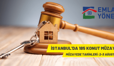 İstanbul’da 185 konut satılacak