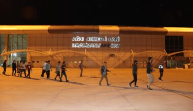 Ağrı’da düzensiz göçmenler ülkelerine gönderiliyor