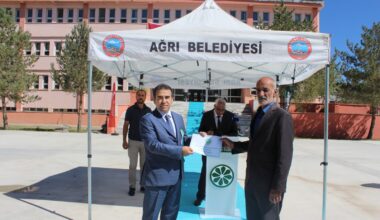 Ağrı’da pancar alım töreni düzenlendi