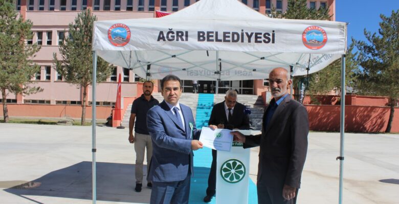 Ağrı’da pancar alım töreni düzenlendi