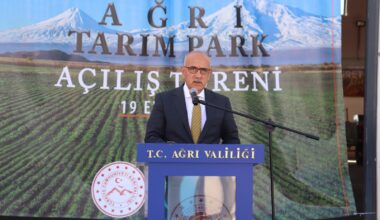 Bakan Kirişci Ağrı’da Tarım Park açılışına katıldı