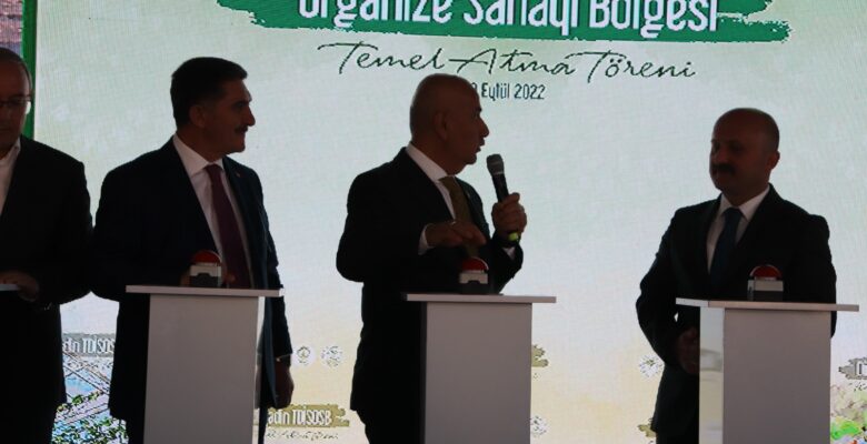 DİYADİN ORGANİZE SERA BÖLGESİNİN TEMELİ ATILDI