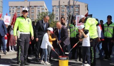Ağrı’da trafikte yaya önceliğine dikkat çekildi