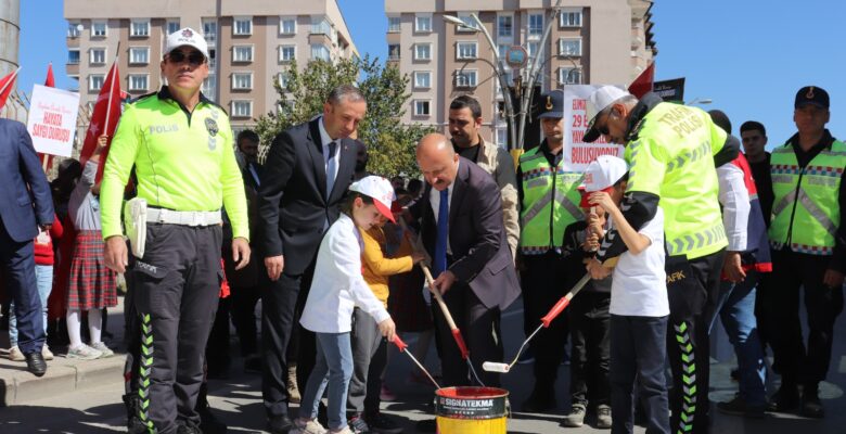 Ağrı’da trafikte yaya önceliğine dikkat çekildi