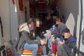 Ambulanstan 12 düzensiz göçmen çıktı
