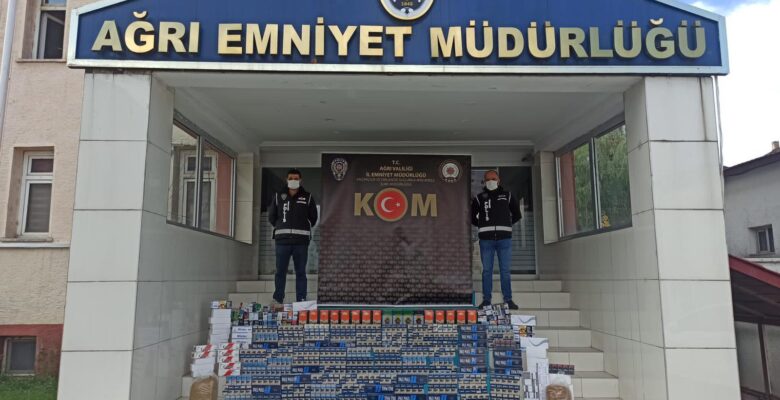 Ağrı’da “Nefes-2 Operasyonu”nda gümrük kaçağı ürünler ele geçirildi