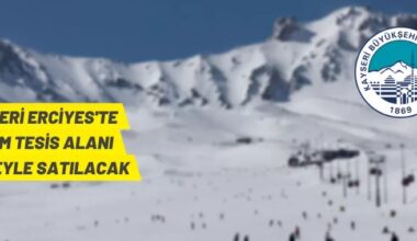 Kayseri Büyükşehir Belediyesi’nden Erciyes’te arsa satış ihalesi