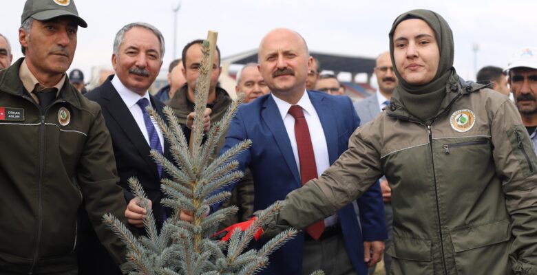 Ağrı’da 24 bin fidan toprakla buluştu