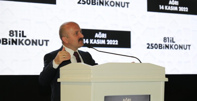 Ağrı’da “İlk Evim, İlk İş Yerim” projesi kuraları çekldi